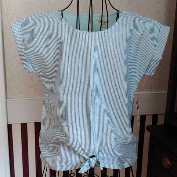 Cat & Jack Other - NWT Cat & Jack Girl's Top Jade/Silver